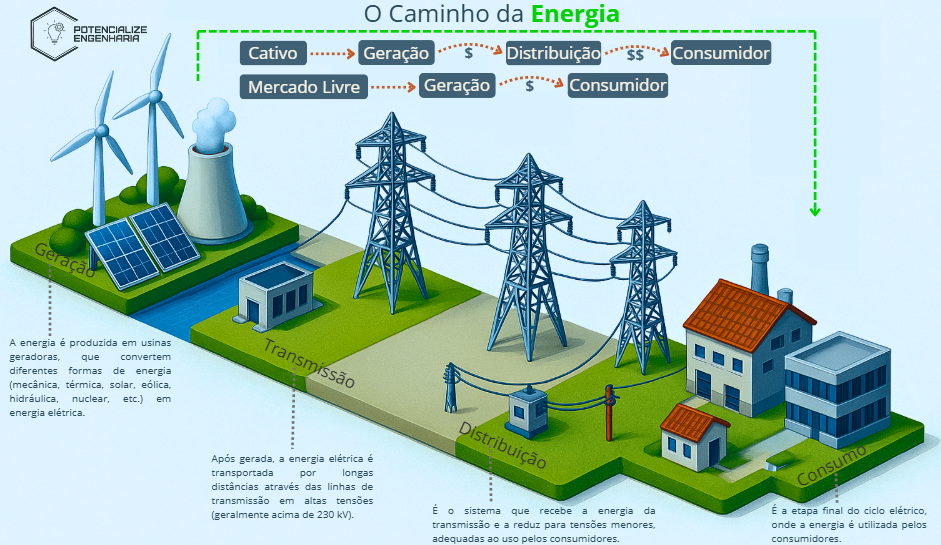 O caminho da energia